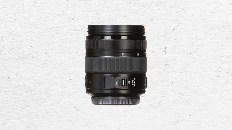 Product image of the Lumix 12-35mm F2.8 lens