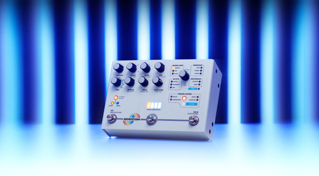 Product image of the hologram Microcosm Pedal.