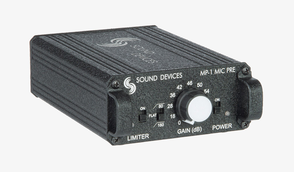 A product still of a Sound Devices Preamp