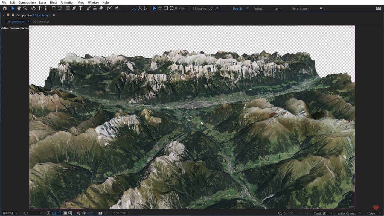 How To Create 3D Terrain in Adobe After Effects